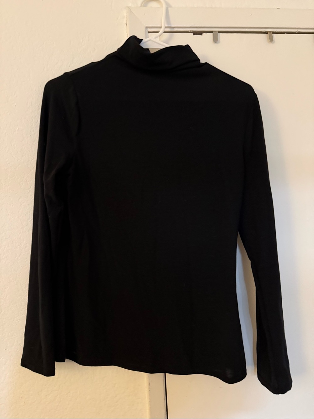 JustFab Charcoal Gray Ribbed Turtleneck Top